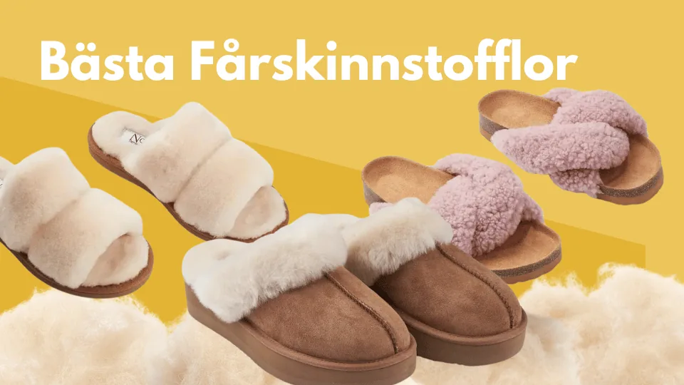 Fårskinnstofflor