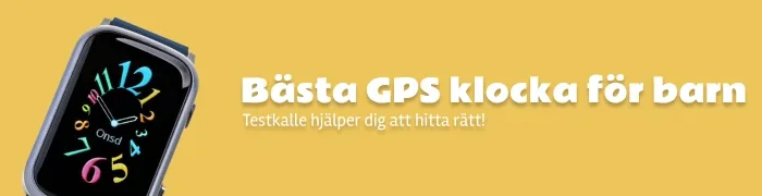 B&auml;sta GPS klocka f&ouml;r barn