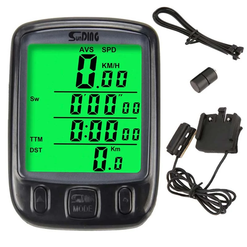 Cykeldator med vattentät LCD-skärm