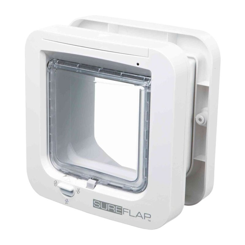 SureFlap Kattlucka med Microchip Vit
