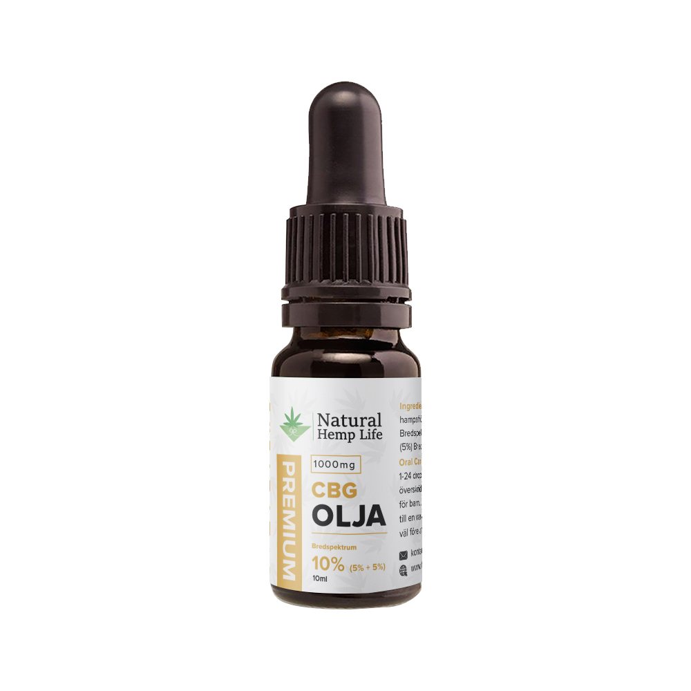 Natural Hemp Life CBG + CBD-olja 10 %