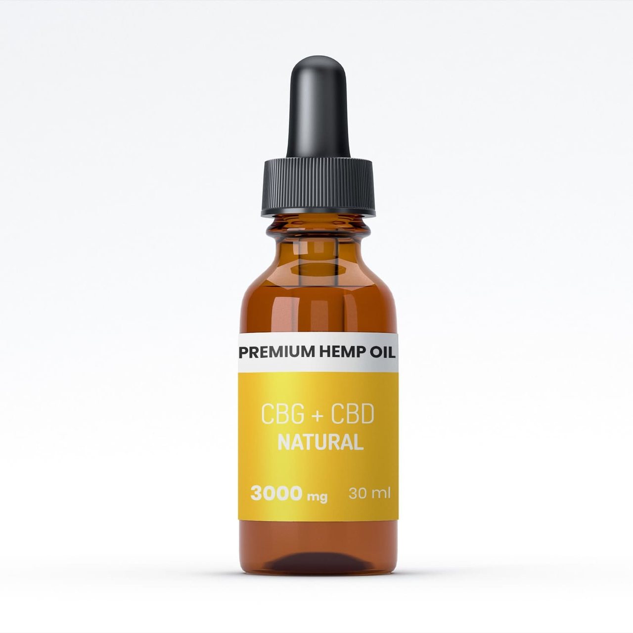 Raw Hemp Premium CBD + CBG-olja 10 %