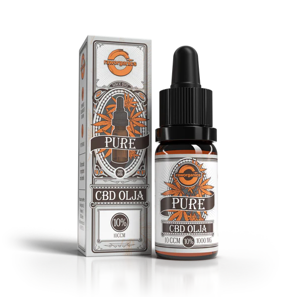 Raw Organic 10 %, 1 000 mg