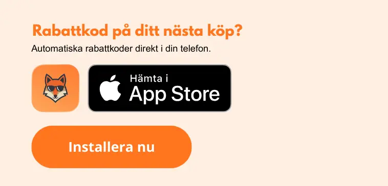 Rabattr&auml;ven &ndash; iOS-app som hittar rabattkoder n&auml;r du handlar online